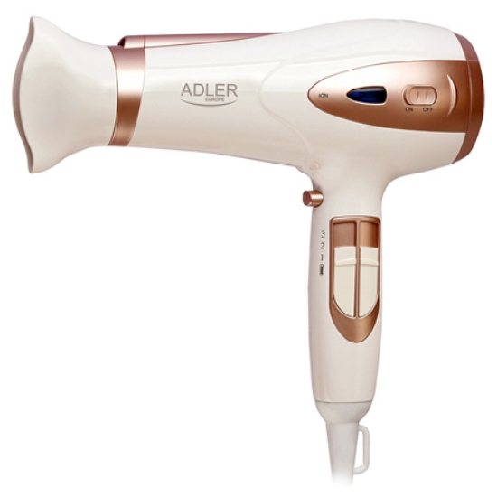 Imagine USCATOR PAR IONIZARE 2200W AD 2248 ALB ADLER