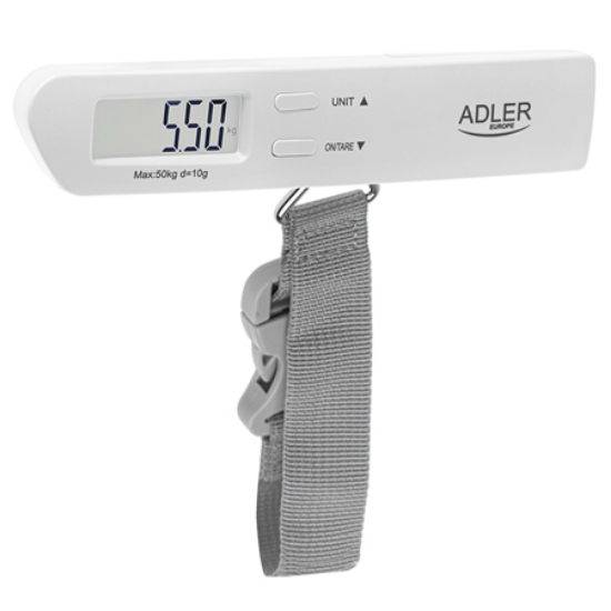 Imagine CANTAR BAGAJ MAX 50KG AD 8191 ALB ADLER