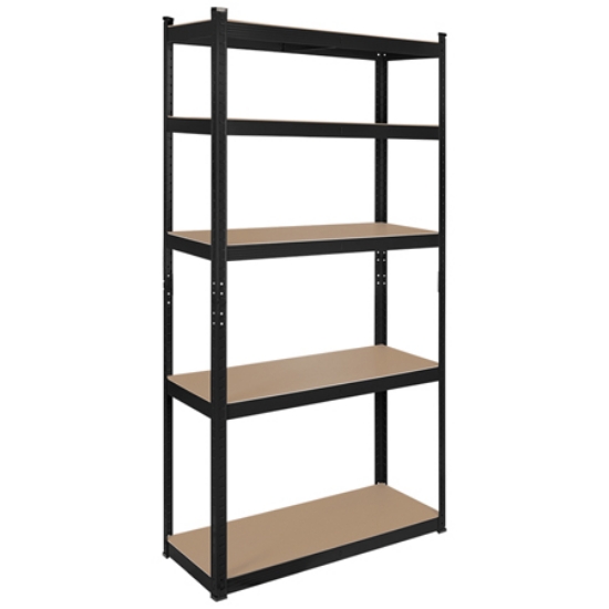 Imagine RAFT METALIC 5 POLITE 750KG MDF 180X90X40 NEGRU REBEL