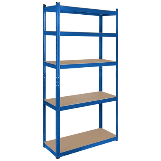 Imagine RAFT METALIC 5 POLITE 750K MDF 180X90X40 ALBASTRU REBEL