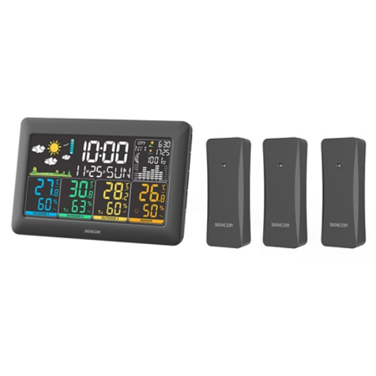 Imagine STATIE METEO 3 SENZORI WIRELESS SWS 6300 SENCOR