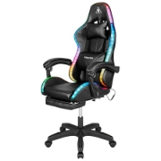 Imagine SCAUN GAMING GX-150 NEGRU LED KRUGER&MATZ
