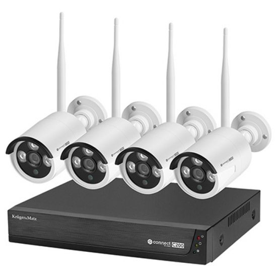 Imagine SET NVR SUPRAVEGHERE VIDEO WIFI 4 CAMERE TUYA C200