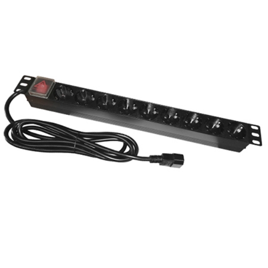 Imagine PDU RACK 19 INCH 9 PRIZE SWITCH 16A 3M EMTEX