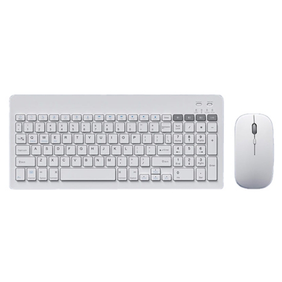 Imagine KIT TASTATURA SI MOUSE WIRELESS ALB OMEGA