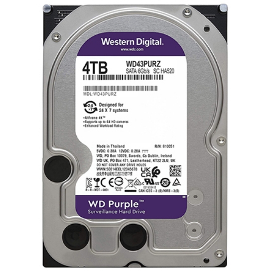 Imagine HDD 4TB SATA3 256MB PURPLE WESTERN DIGITAL