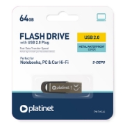 Imagine FLASH DRIVE USB S-DEPO 64GB PLATINET