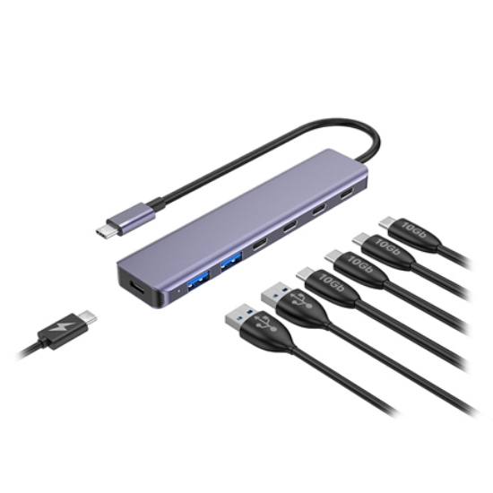 Imagine HUB 7 IN 1 10GBS PD 100W ALUMINIU PLATINET