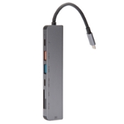 Imagine HUB 7 IN 1 USB-C PD 100W ALUMINIU PLATINET