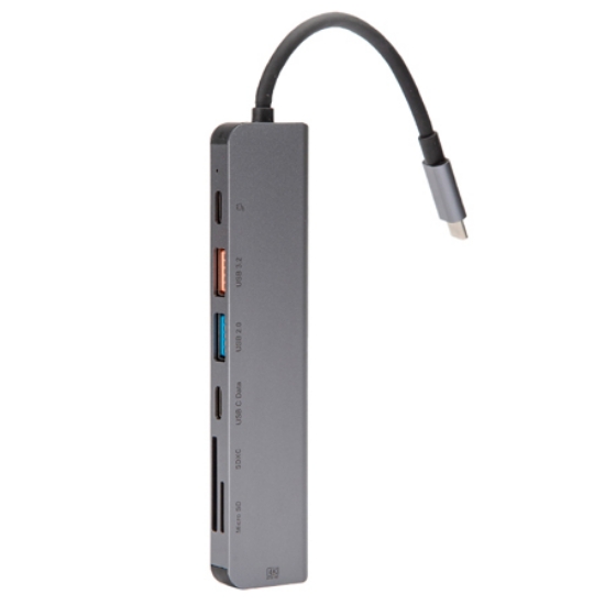 Imagine HUB 7 IN 1 USB-C PD 100W ALUMINIU PLATINET