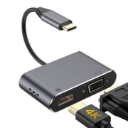 Imagine ADAPTOR TIP C - HDMI 4K 30HZ SI VGA (SIMULTAN)