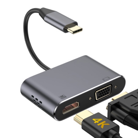 Imagine ADAPTOR TIP C - HDMI 4K 30HZ SI VGA (SIMULTAN)