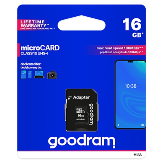 Imagine CARD MICROSD 16GB UHS-I CU ADAPTOR GOODRAM