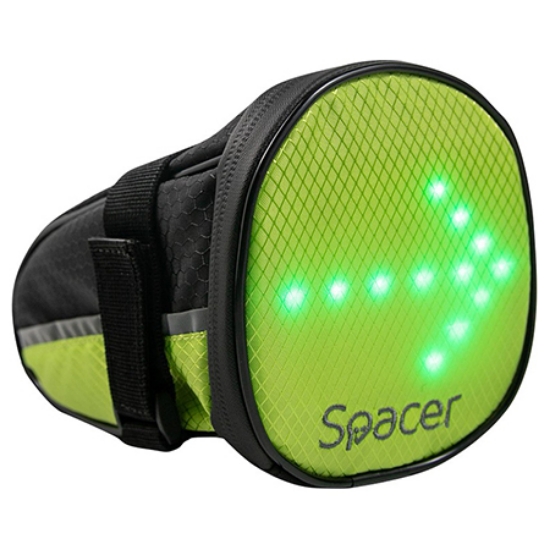 Imagine GEANTA BICICLETA CU SEMNALIZARE LED SPACER