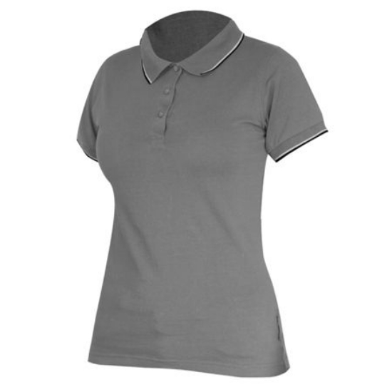 Imagine TRICOU BUMBAC POLO DAMA GRI - S LAHTI PRO