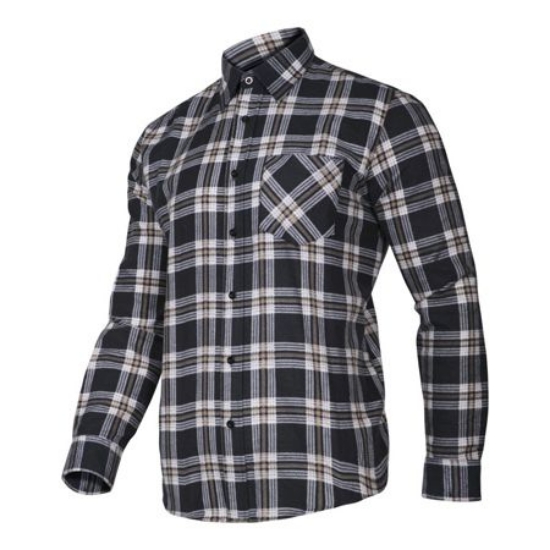 Imagine CAMASA FLANEL CU CAROURI / BLEUMARIN - M/H-17