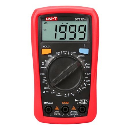 Imagine MULTIMETRU DIGITAL UT33C+ UNI-T