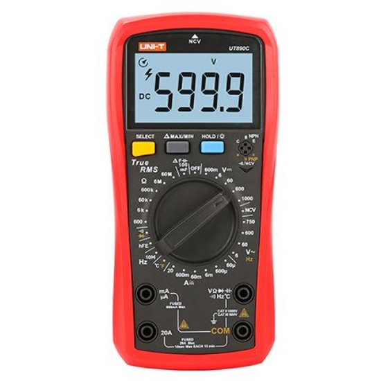 Imagine MULTIMETRU DIGITAL UT890C NCV UNI-T