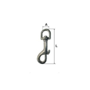 Imagine CARABINA BRELOC CU ARC SI INEL ROTATIV 11X53M