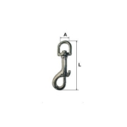 Imagine CARABINA BRELOC CU ARC SI INEL ROTATIV 14X76M