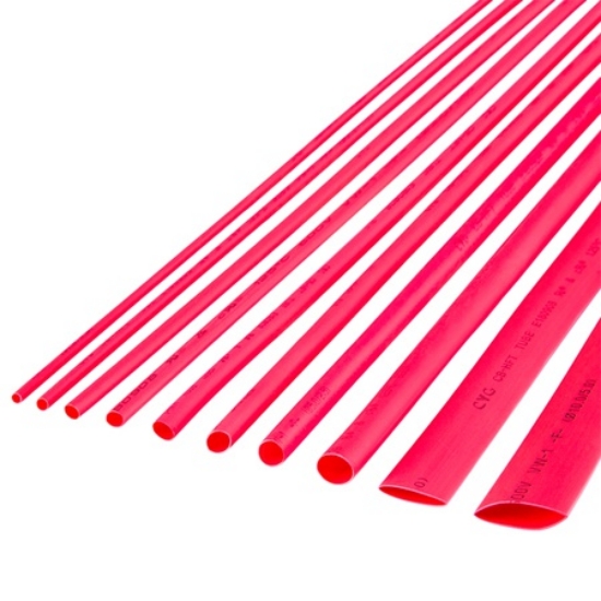 Imagine TUB TERMOCONTRACTABIL 3MM/1M ROSU SET 10 BUC