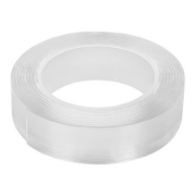 Imagine BANDA MONTAJ DUBLU ADEZIVA TRANSPARENTA 2X30MM 3M REBEL