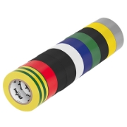 Imagine SET 10 BENZI IZOLATOARE DIVERSE CULORI 19MM 10YD