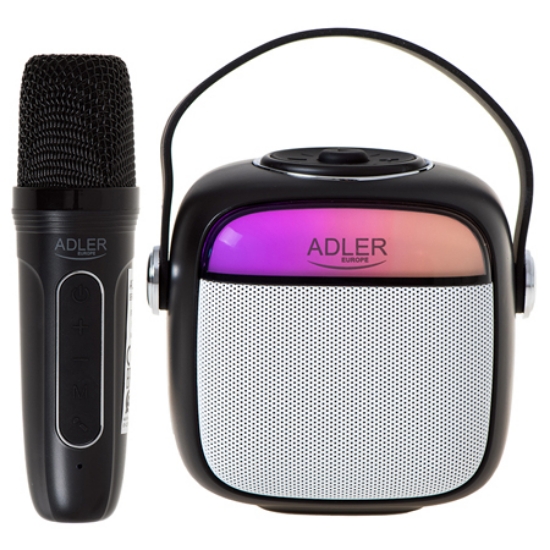 Imagine DIFUZOR KARAOKE CU MICROFON AD 1199 NEGRU ADLER