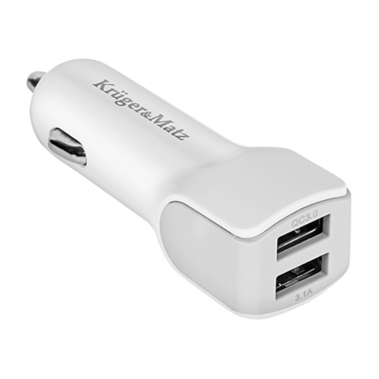 Imagine INCARCATOR AUTO USB DUAL 2.1A SI 1A K&M
