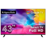Imagine GOOGLE SMART TV 43 INCH 108CM H265 HEVC KRUGER&MATZ