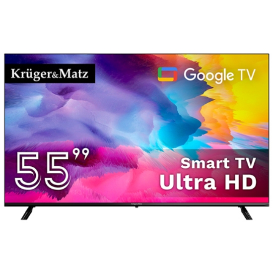 Imagine GOOGLE SMART TV 55 INCH 141CM ULTRAHD 4K KRUGER&MATZ