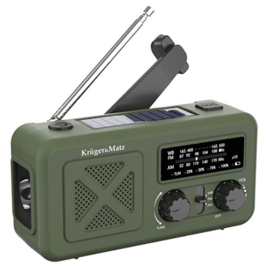 Imagine RADIO MULTIFUNCTIONAL SOLAR 2000MAH KRUGER&MA