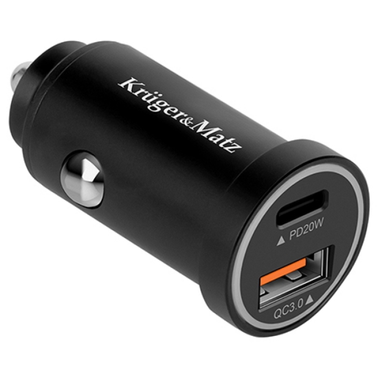 Imagine INCARCATOR AUTO USB-A / TYPE C QC PD 38W KRUGER&MATZ