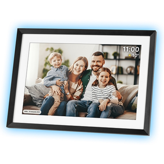 Imagine RAMA FOTO DIGITALA WIFI 10.1 FRAMEO AMBILIGHT KRUGER&MA