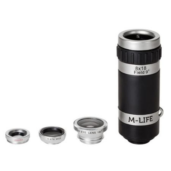 Imagine KIT OBIECTIVE SMARTPHONE 4 IN 1 M-LIFE