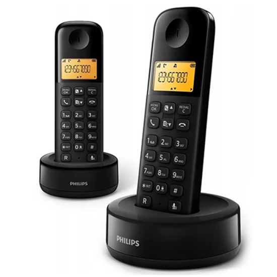 Imagine TELEFON DECT D1602 NEGRU PHILIPS