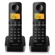 Imagine TELEFON DECT D2602 NEGRU PHILIPS