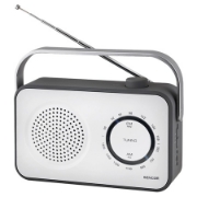Imagine RADIO PORTABIL AM/ FM CAUCIUCAT ALB SENCOR