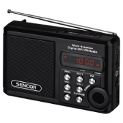 Imagine RADIO PORTABIL MICRO SD NEGRU SENCOR