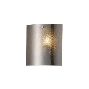 Imagine Aplica de perete metal-sticlă cu un singur bec 1XE14 max 8W 75X170X180mm negru Arte Illumina Folia