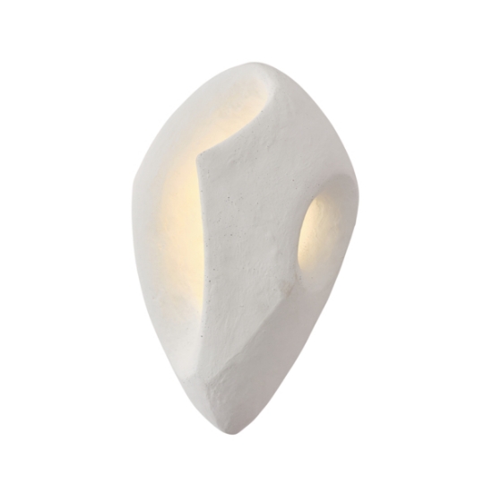 Imagine Aplica de perete din ciment G4 220V 3000K 360X210mm alb Arte Illumina Rayon