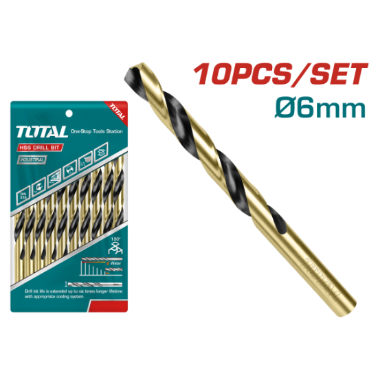 Imagine TOTAL - BURGHIU PENTRU METAL HSS - 6MM