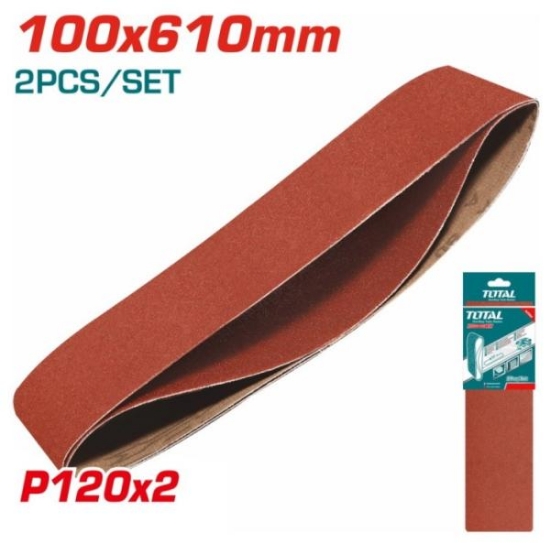 Imagine TOTAL - SET 2 BUC HARTIE ABRAZIVA PENTRU SLEFUITOR 100x610mm, P120