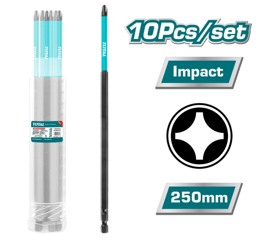 Imagine TOTAL - SET 10 BITI DE IMPACT PH2X250MM