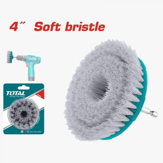 Imagine TOTAL - PERIE MOALE 4'' PENTRU STICLA, PLASTIC, COVOARE