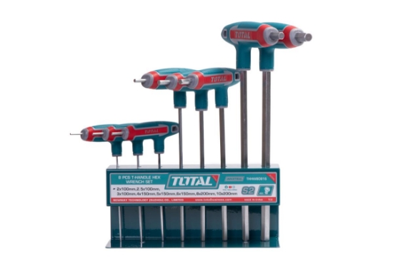 Imagine TOTAL - SET 8 CHEI IMBUS IN T: 2-10MM, CR-V (INDUSTRIAL)