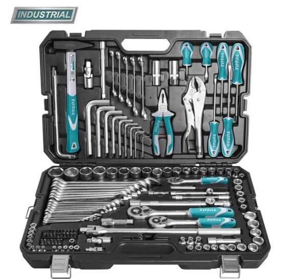 Imagine TOTAL - TRUSA DE SCULE - 142 PIESE (INDUSTRIAL)