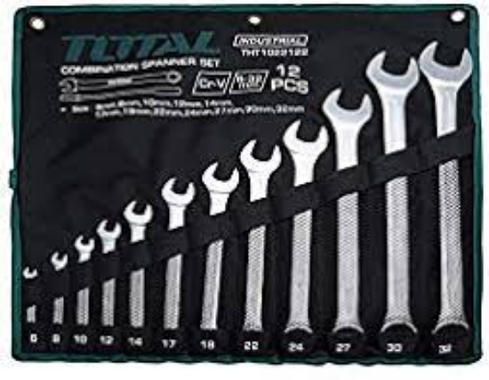 Imagine TOTAL - SET 12 CHEI COMBINATE FIXE/INELARE - 6-32MM (INDUSTRIAL)