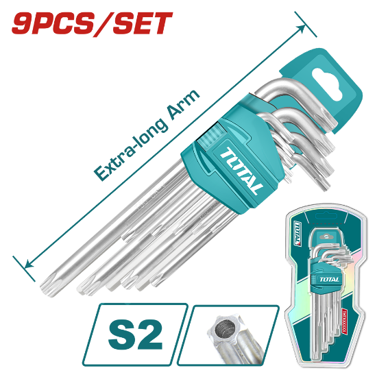 Imagine TOTAL - SET 9 CHEI IMBUS TORX - T10-T50 - CR-V (INDUSTRIAL)