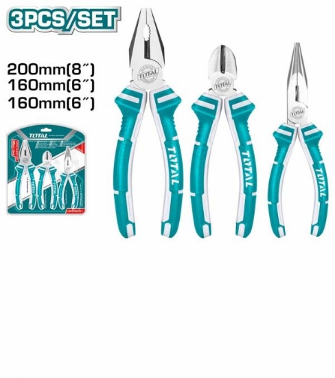 Imagine TOTAL - SET 3 CLESTI SUPER SELECT 200MM/160MM PATENT, CLESTE TAIETOR, CLESTE VARF ASCUTIT